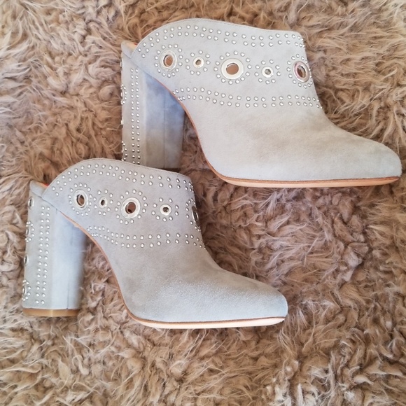 Rachel Zoe Ramona Eyelet Suede Mule - Picture 7 of 7